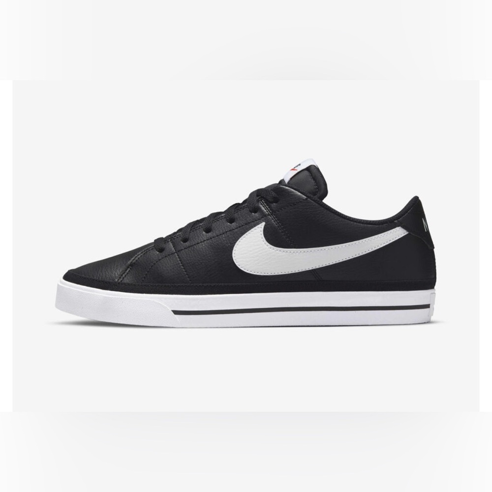Nike Men's Court Legacy Shoes In Black & White Size 8 Athletic Classic Casual